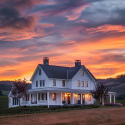 finished house house